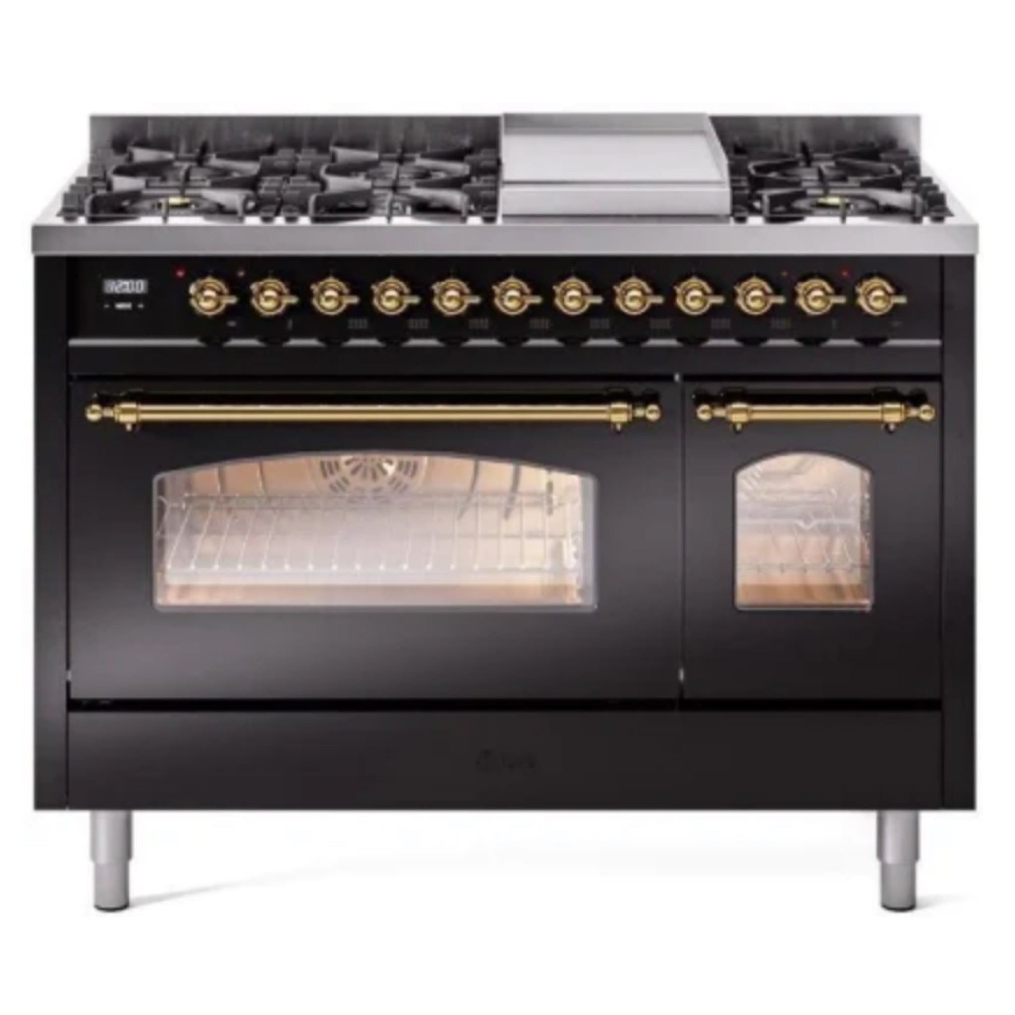 Salience Home Williamsburg Gas Griddle + 8 Burner Range